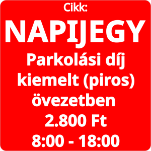 Napijegy kiemelt övezetben